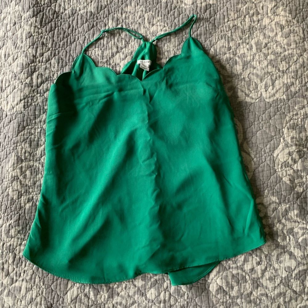 J.Crew Factory Scalloped Racerback Cami
